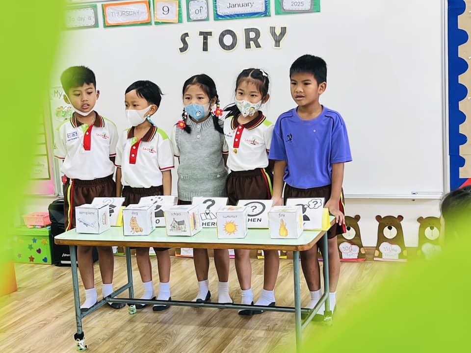 K3 Students Crafting Their Own Stories! ( nakhon nayok )