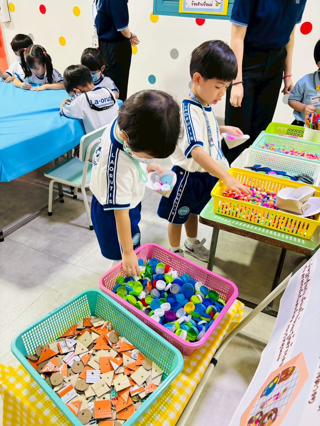 ประมวลภาพบรรยากาศการเรียนการสอน ภาคเรียนที่ 1/2568 ระดับชั้นอนุบาลปีที่ 1 วันที่ 4 – 8  สิงหาคม 2568 (กรุงเทพมหานคร)