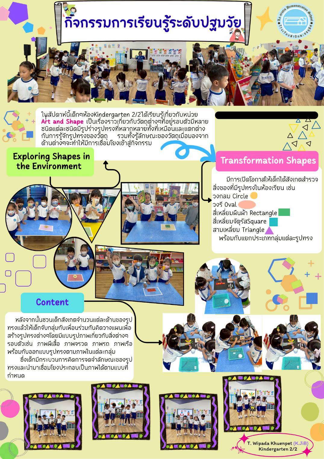กิจกรรมเรียนรู้ระดับปฐมวัย