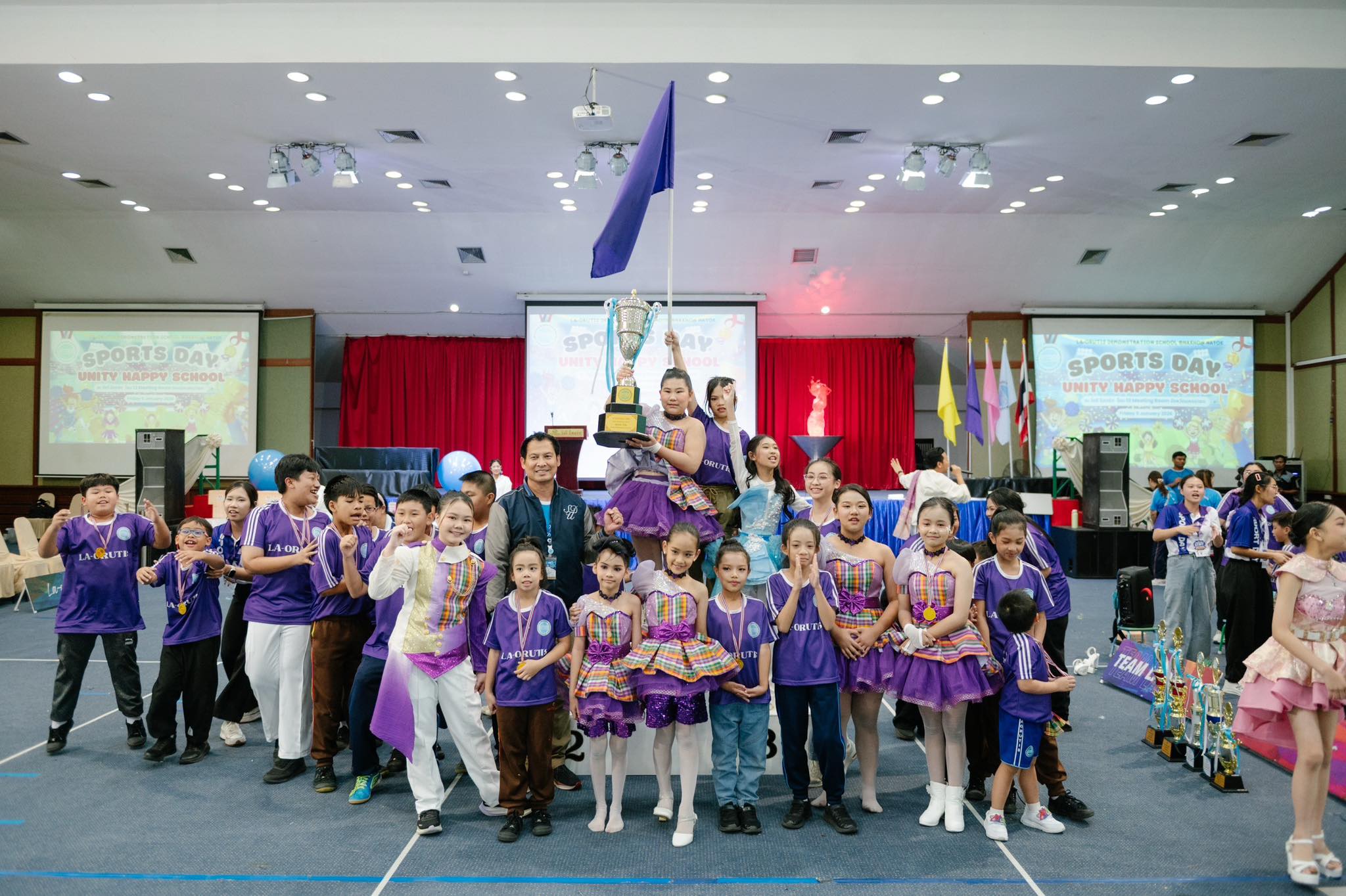 🏅 La-orutis Sports Day “Unity Happy School” 🥰⚽️