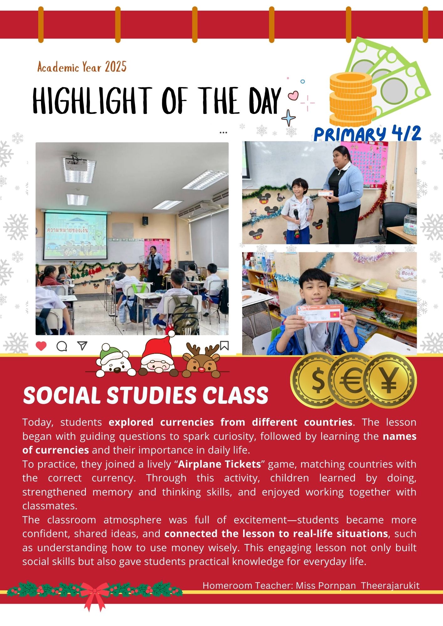 SOCIAL STUDIES CLASS