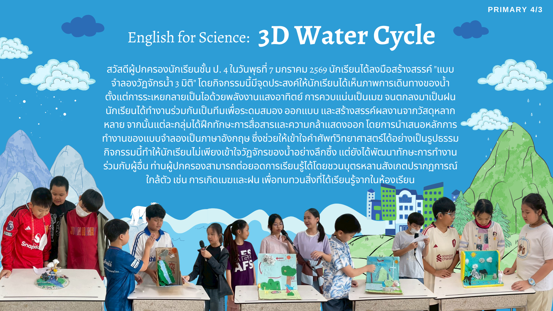English for Science: 3 3D Water Cycle