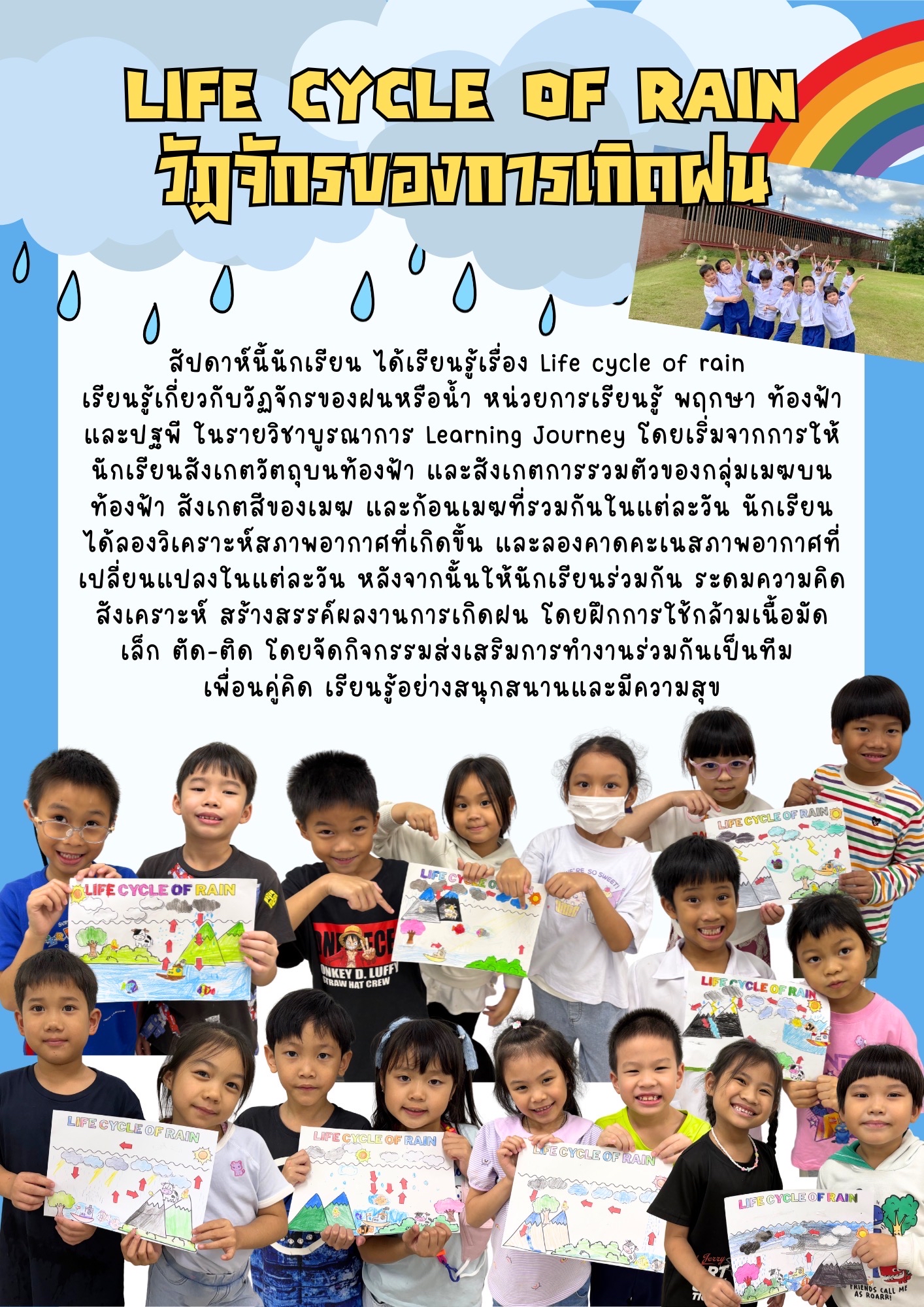 LIFE GYCLE OF RAIN วัฏจักรของการเกิดฝน